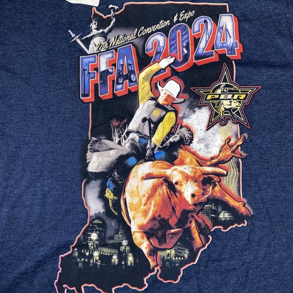 Professional Bullriding Men’s XL FFA 2024 Convention Tee